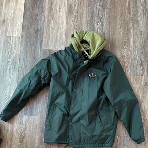 Vans Dark Green Hooded Jacket